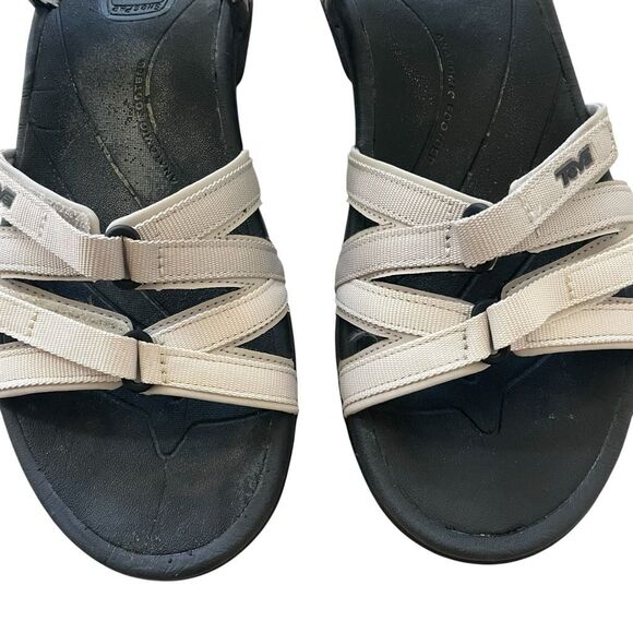 Teva Tirra 4266 White Sandals Women’s Size 9.5 Hiking Beach Walking Casual Shoes - Picture 3 of 5